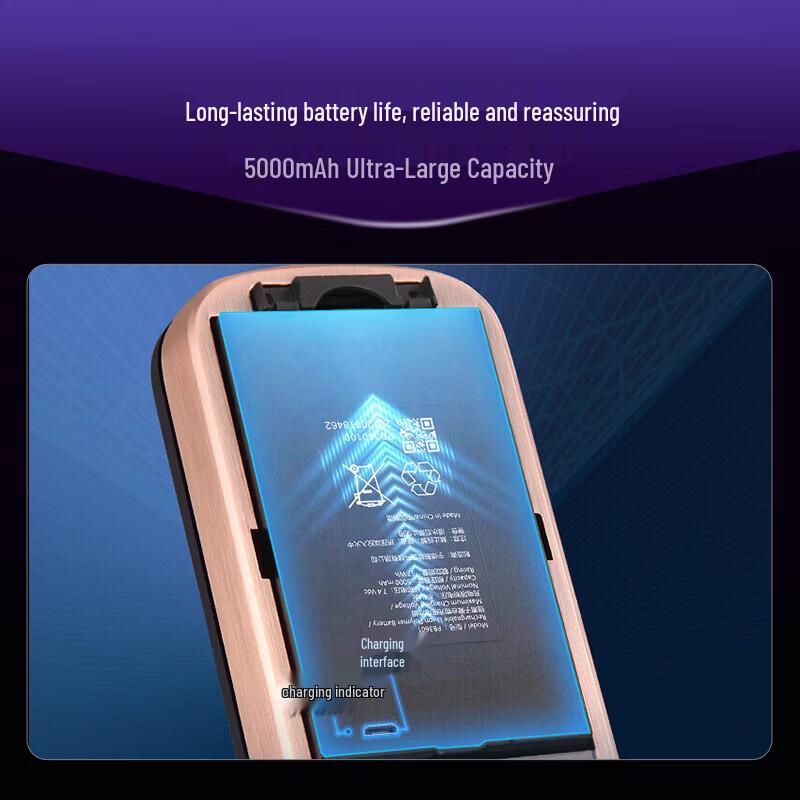 KAADAS K20 Pro Smart Fingerprint Door Lock with Sentry Peephole