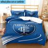 3PCS Football Empoli Crest Bedding Set,Including 1pc Duvet Cover And 2pcs Pillowcases Perfect for Bedroom, Dormitory, Fan Christmas gift