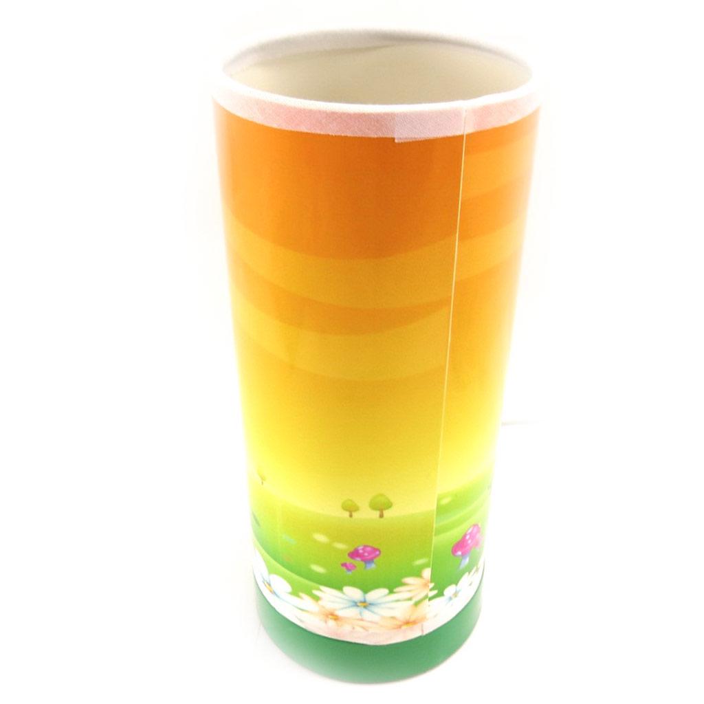 Les Trésors De Lily [K7848] - Cylinder Lamp 'Fairy Dreams' Orange Green