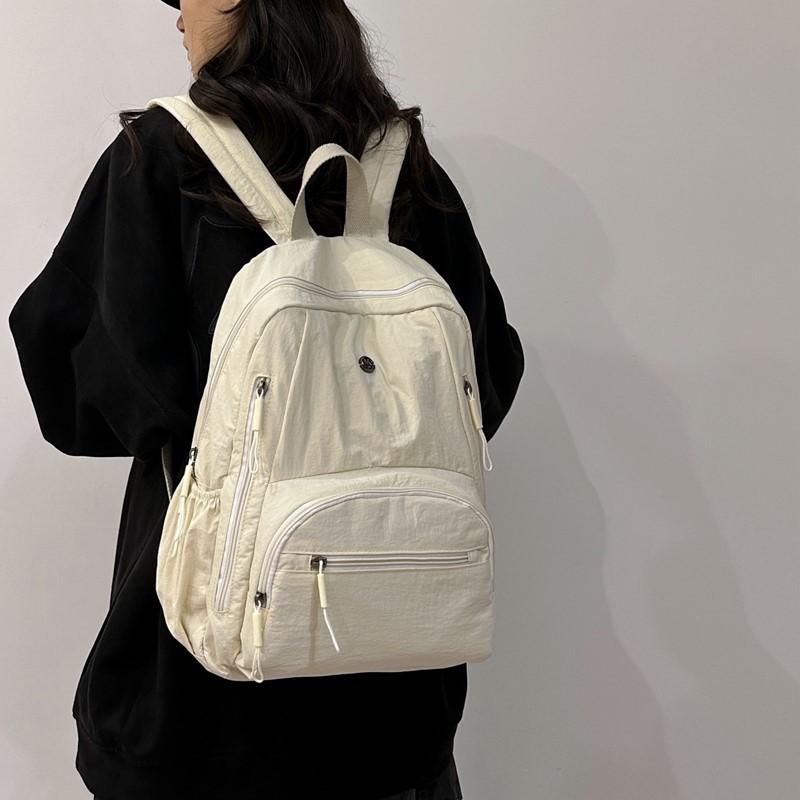 Minimalist Backpack Large Capacity Laptop Backpack Durable Lightweight College School Bag for Students Travel Hiking Camping