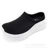 Casual shoes breathable fly-woven socks shoes wide last couple models one pedal platform sneakers half drag