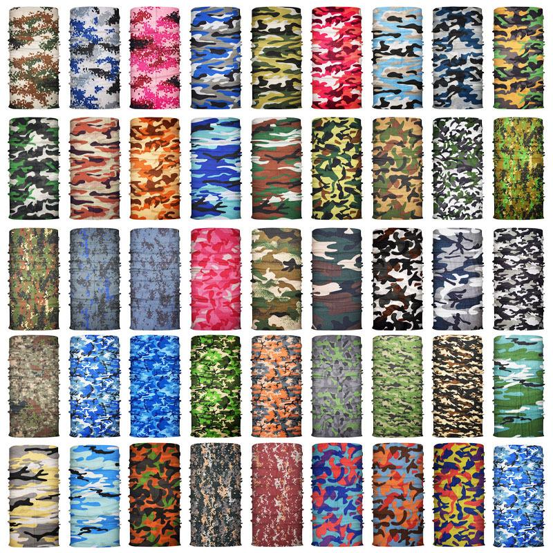 Outdoor Camouflage Magic Headscarf Sports Cycling Mask Summer Men and Women Sun Protection Travel Fishing Neck Cover Full Face Towel
