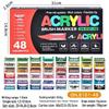 Guangna 8101 Soft Tip Acrylic Marker Set - 288 Colors for DIY, Graffiti, Body Painting & Art Projects