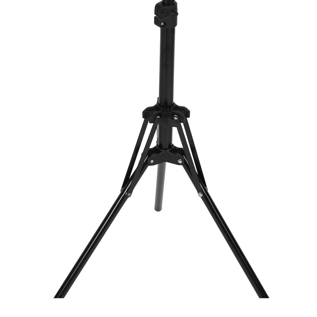 Adjustable Wig Stand Tripod Lightweight Portable Aluminum Alloy Mannequin Head Stand for Hairdressing Training
