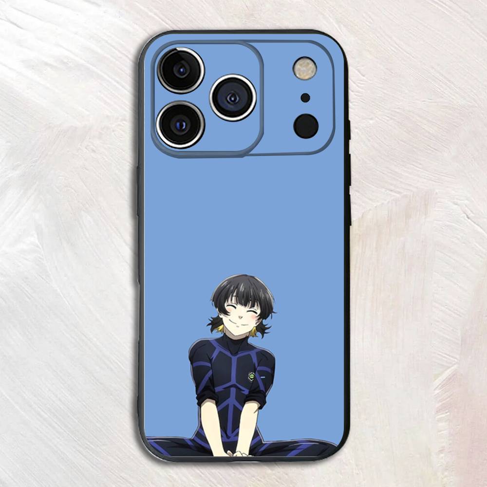 Cute B-Bachira Meguru Silicone Phone Case For iPhone 17,16,15,14,13,12 X XS Plus Pro Max Shockproof Soft Cover