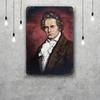 Segni Metallica Ludwig van Beethoven Decorazione Murale Segni di Latta Vintage Poster Metallica del Capitano Decorazione per Bar Pub Club Decorazione Murale