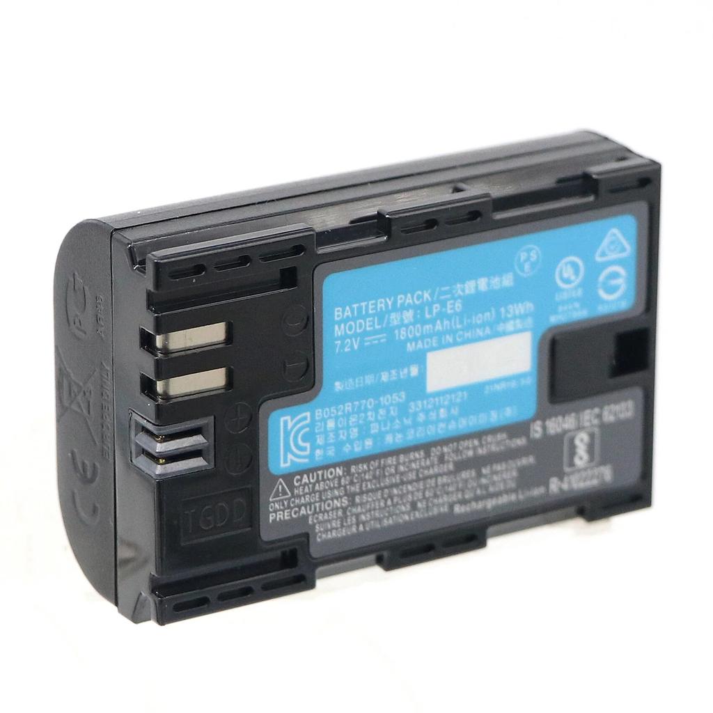 Original LP-E6 LPE6 Battery for EOS R R5 R7 R6 R5C 60Da 60D 60D 80D 90D 5DSR 5Ds 5D 6D 7D Mark II