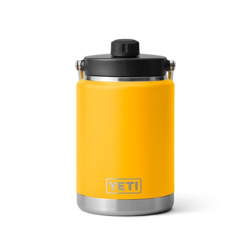 YETI Rambler Half Gallon Jug, Vacuum Insulated, Stainless Steel, with MagCap, Alpine Yellow