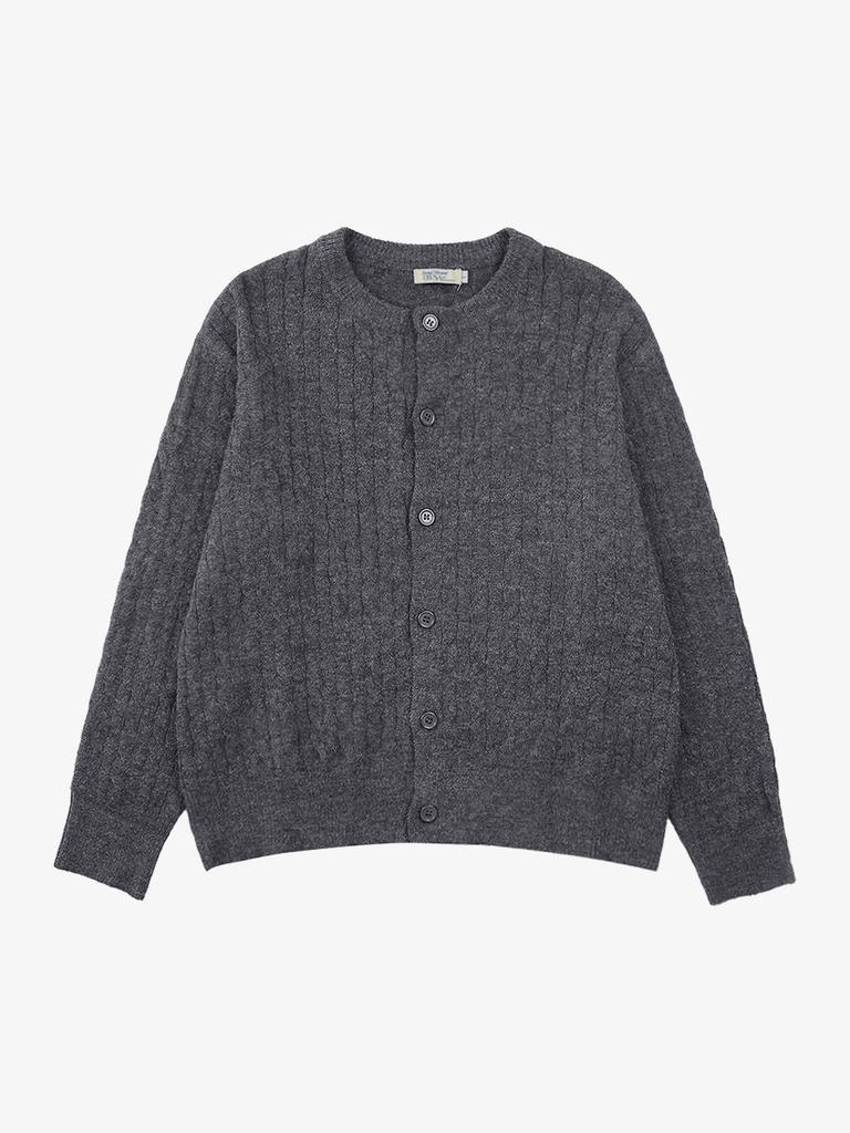 Owsa Kabelstrick Cardigan 2 Farben