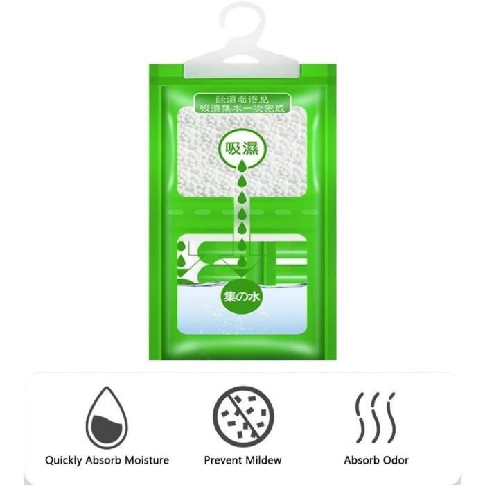 Dehumidifier - TRAHOO - 10 Pieces Dehumidifier Bag - Anti-Mold - Closet Moisture Absorber