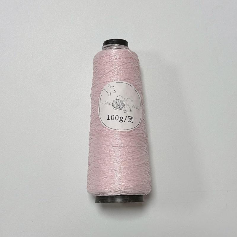 Multicolor Fine Metallic Core-spun Crochet Silk 0.8mm Durable Yarn for DIY Party Decor Gift Weaving Craft Projects