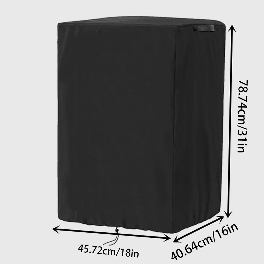 Popcorn Maker Cart Cover Waterproof Popcorn Machine Protective Cover 420D Oxford Cloth Replacement Parts With Windproof Buckles
