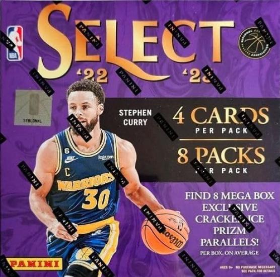 

Баскетбольная карточка PANINI NBA Mega Box Баскетбольная карточка Panini Select Mega Box 2022-23Выбрать [Товар]