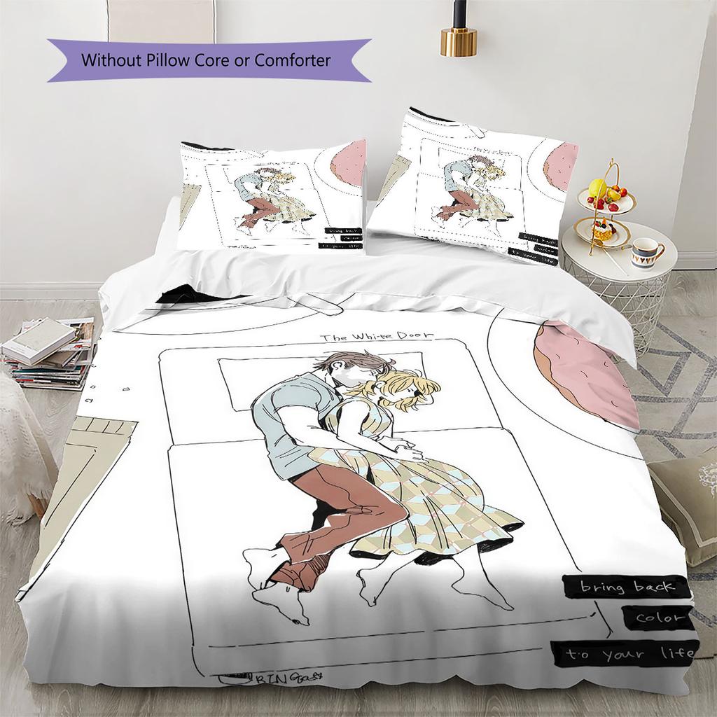 Rusty Lake Secret Bedding Quilt Set Quilt Cover Pillowcase Home Decoration Birthday Gift (1 * duvet cover + 2 * pillowcase, without core)