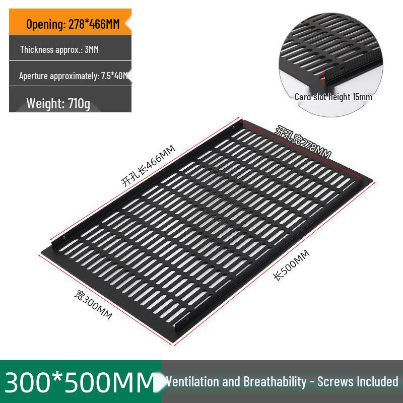 300mm Wide Aluminum Alloy Breathable Mesh Ventilation Hole for AC Exhaust, Windows, Wardrobes, and Cabinets