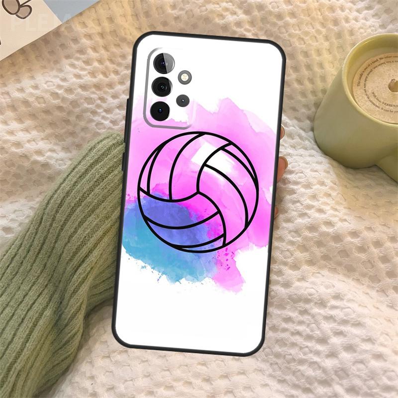 Volleyball Case For Samsung Galaxy A15 A22 A52 A32 A54 A14 A16 A26 A36 A56 A55 A35 A05 A06 A53 A33 A13