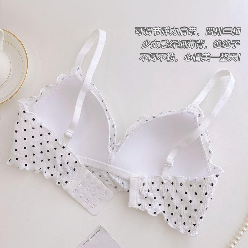 Sexy Women Push Up Bras Fashion Lingerie For Lady Sexy Underwear Cute Dot Bras For Girls