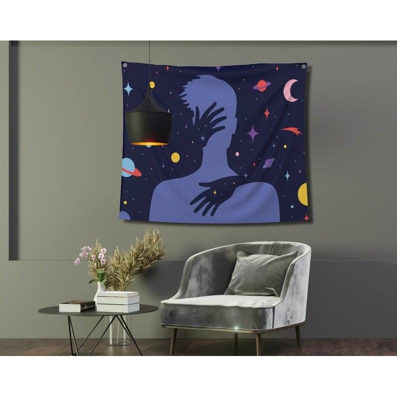 

tactile tapestry 75x100 чорний