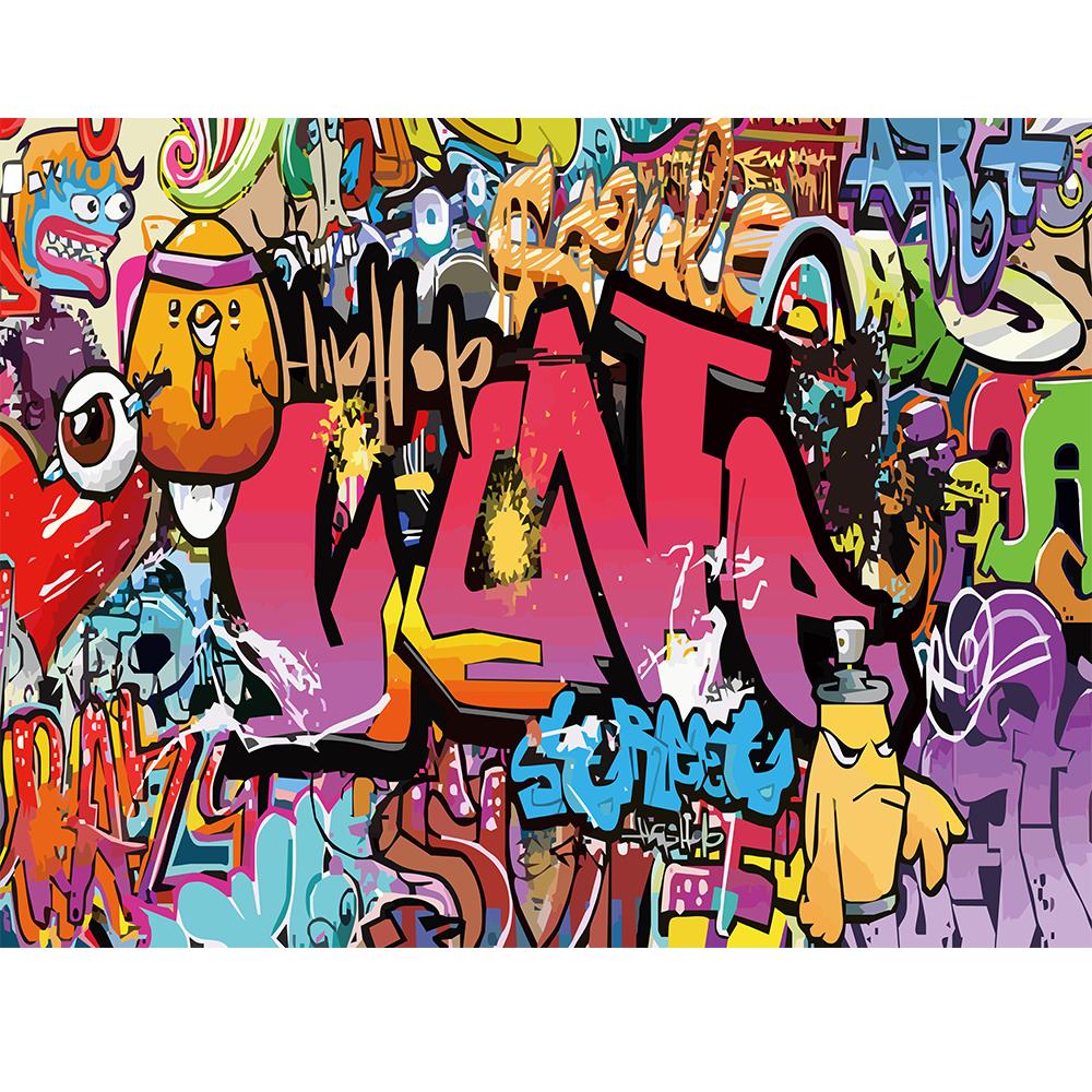 3d Creative Graffiti Wall Mural Cool Graffiti Wallpaper Bedroom Living Room Sports Gym Graffiti Wall Paper