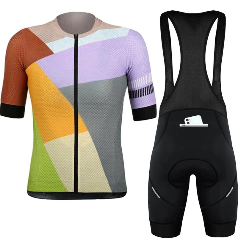 

Phtxolue Men Cycling Jersey Set Anti-Loss Zipper Women Cycling Set Clothing Pro Bike Clothes Anti-UV MTB Bicycle Wear Suit Kit 4XL