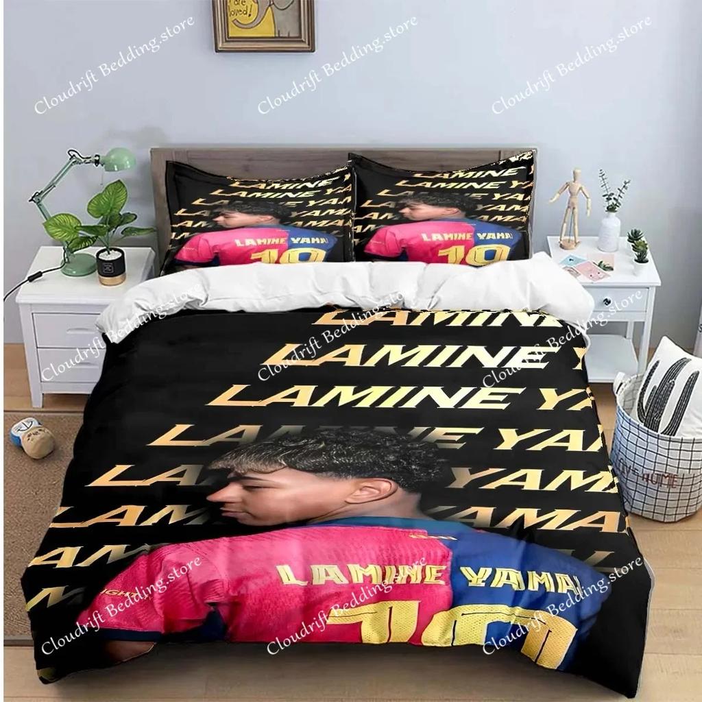 Spain Football Cenozoic Star L-Lamine Y-Yamal Bedding Sets Bed Supplies Set Duvet Cover Bed Comforter Set Bedding Set Gift029