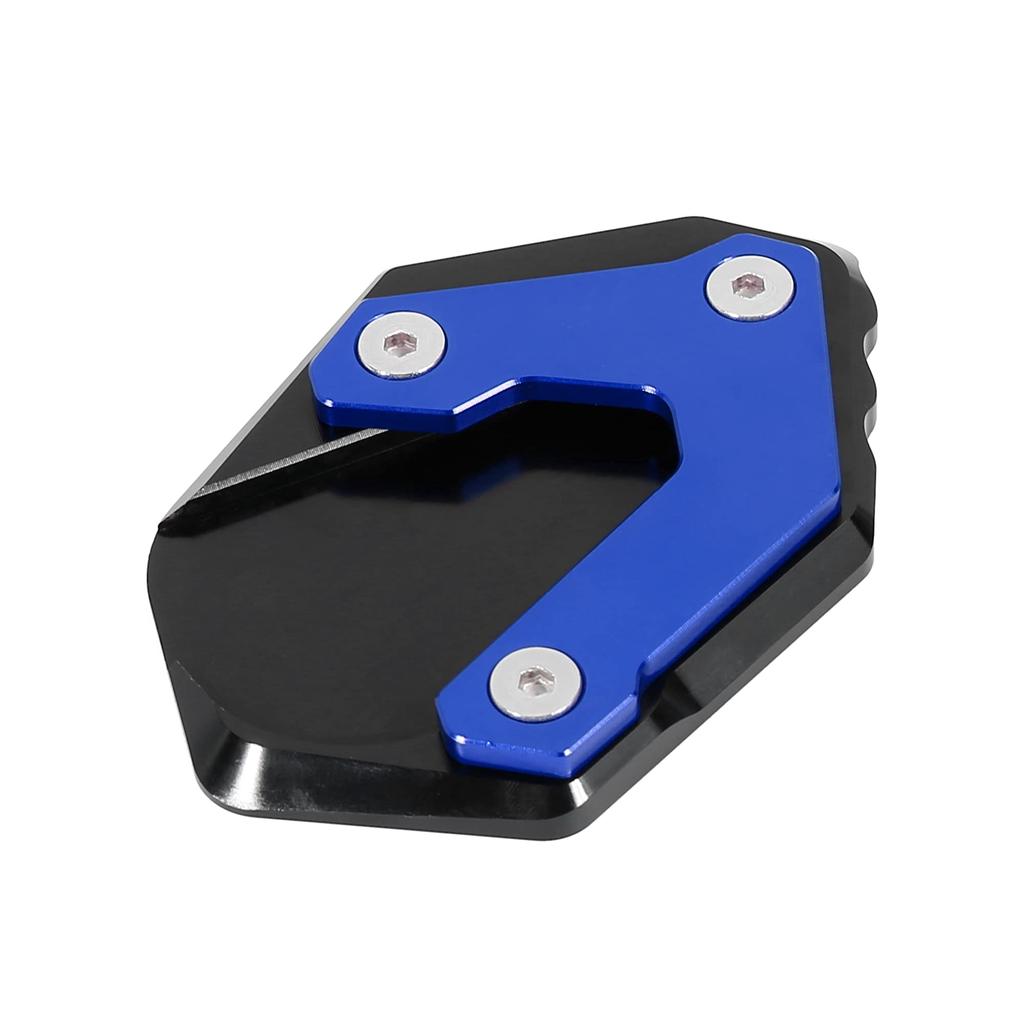 F FIERCE CYCLE Motorcycle Kickstand Side Stand Stretch Plate Pad Aluminum Alloy Fit BMW R1200GS LC 2013-2018 Titanium Tone