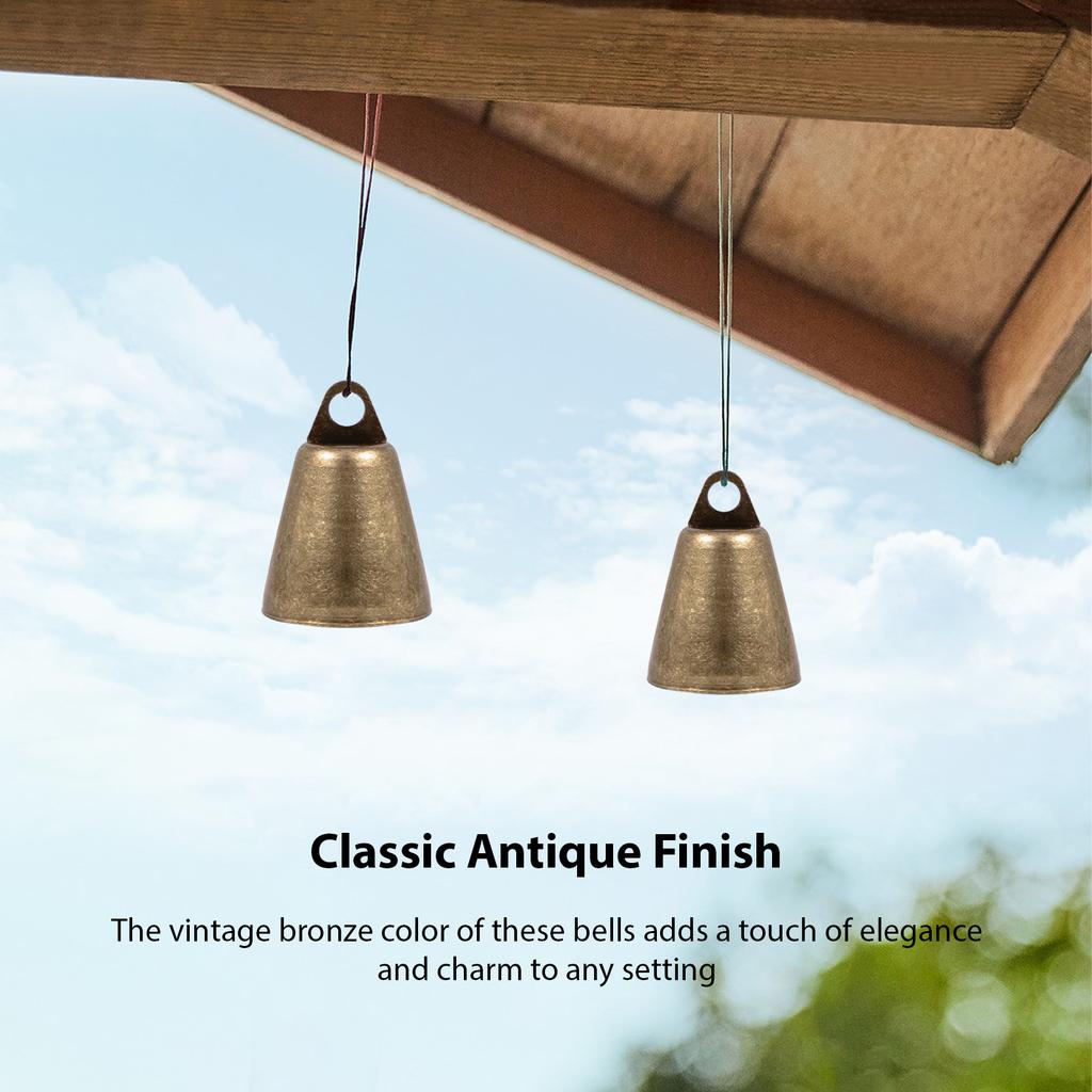 6 buc. Clopote agățat Clopoței de vânt Jingle Bell DIY Fier Mic Clopote Pandantiv pentru Pomul de Crăciun de Crăciun