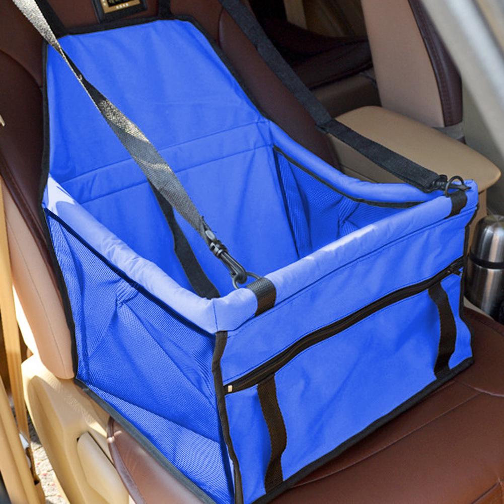 Basket Carrier Waterproof Double-Layer Safety Car Seat Bag Detachable and Washable Double-Layer for Small Medium Dog Cats Pet