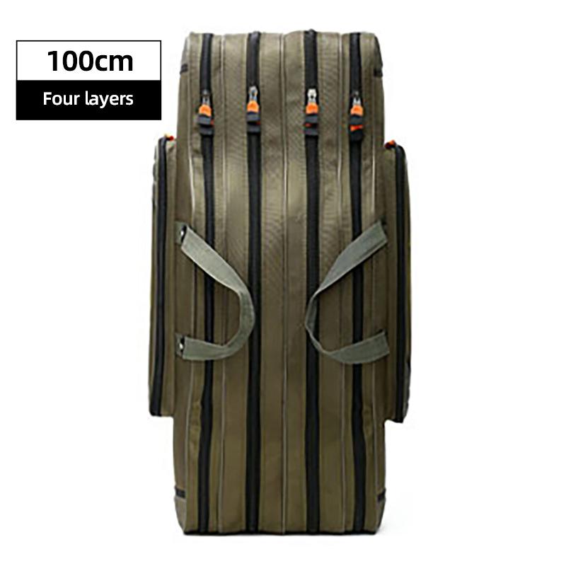 Fishing Bag 80cm90cm1 Meter 1.2 Two-layer Three-layer Four-layer Large-capacity Fishing Gear Bag, Sea Rod Bag, Fishing Rod Bag, Big Belly Bag