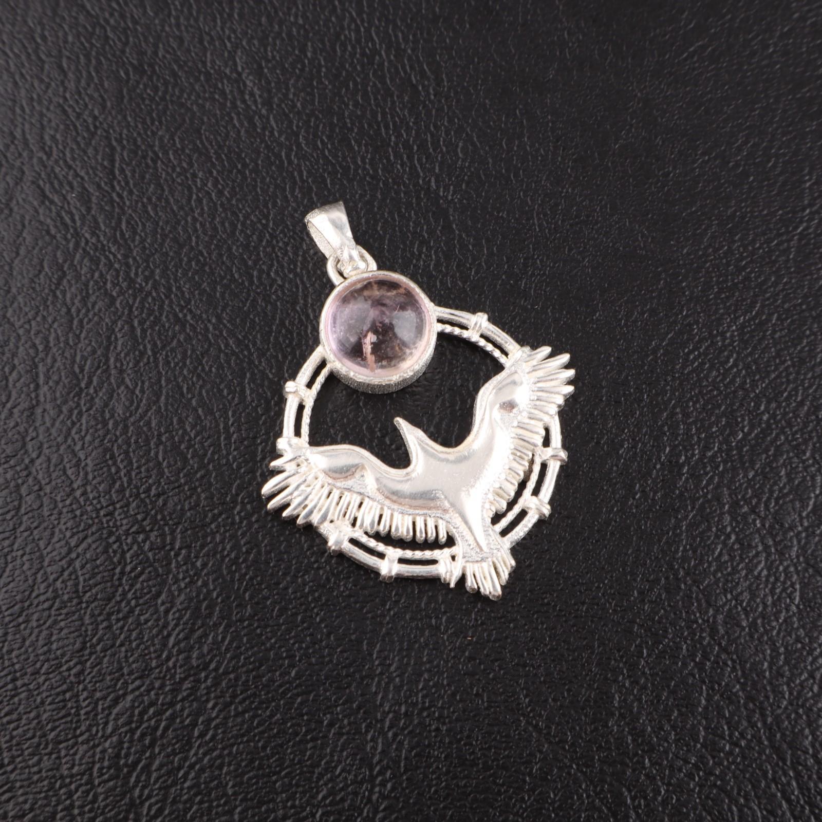 

Natural Ametrine Gemstone 925 Sterling Silver Jewelry Pendant1.43 Gift For Wife CP-38-37