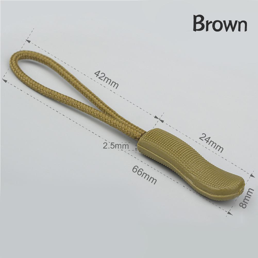 150/100/50/20/10pcs TPU Plastic Puller Injection Zipper Rope Luggage Zipper Pull Handle Pull Tail Zipper Pull Rope