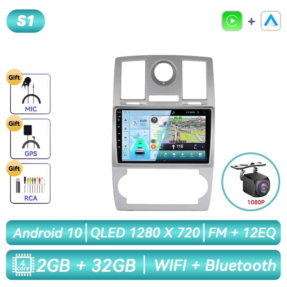 For Chrysler 300C 2005 - 2010 Android Car Radio Multimedia Video Player Navigation GPS Carplay Touch Screen Auto Stereo Intelligent Systems