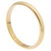 CARTIER 1895 Classic Wedding Ring K18 yellow gold #6.4(US Size) 2.2g Women Used
