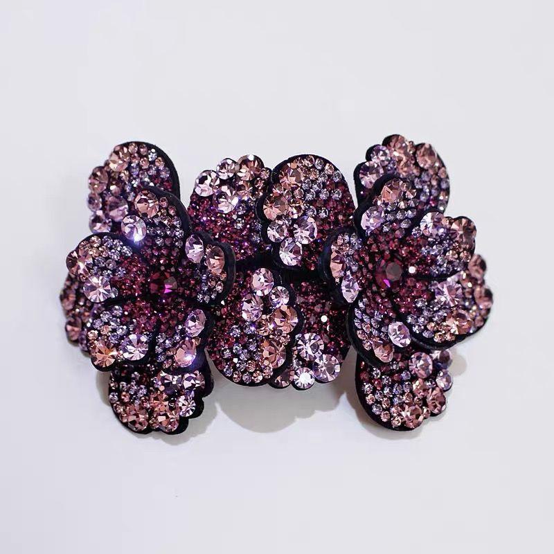 

Модная заколка для волос в виде цветка со стразами для женщин, корейский стиль, новый головной убор, женские аксессуары для волос, мамины кудрявые заколки