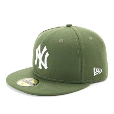 New Era MLB New York Yankees NY Rifle Green Size 7 5950 NEYYAN RGRN SWHT 25J Cap, 7/8,