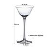 4PCS 100ml Cocktail Goblet Glasses Martini Glass Set Of 4