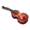 Spilla a spilla a forma di contrabbasso in miniatura di resina Elegante spilla con strumento musicale in miniatura per amanti della musica