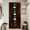 Over-the-Door Hat Hanger Adjustable Baseball Cap Organizer Two-Way Hanging Hat Holder for Entrance Bedroom
