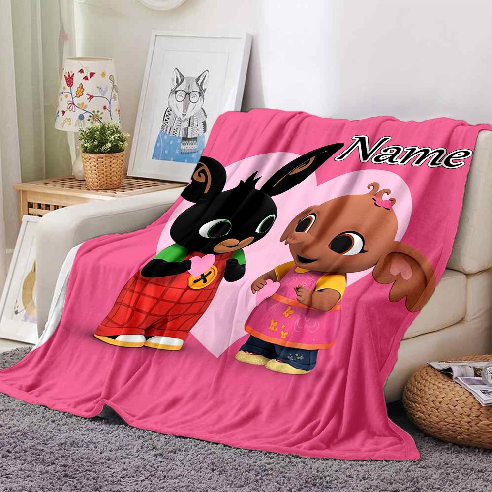 Custom Name Friendship Fun Playroom Party Blanket For Couch Bed Plush Cozy Fuzzy Blanket Super Soft Warm Blankets For Fall And Winter 091611