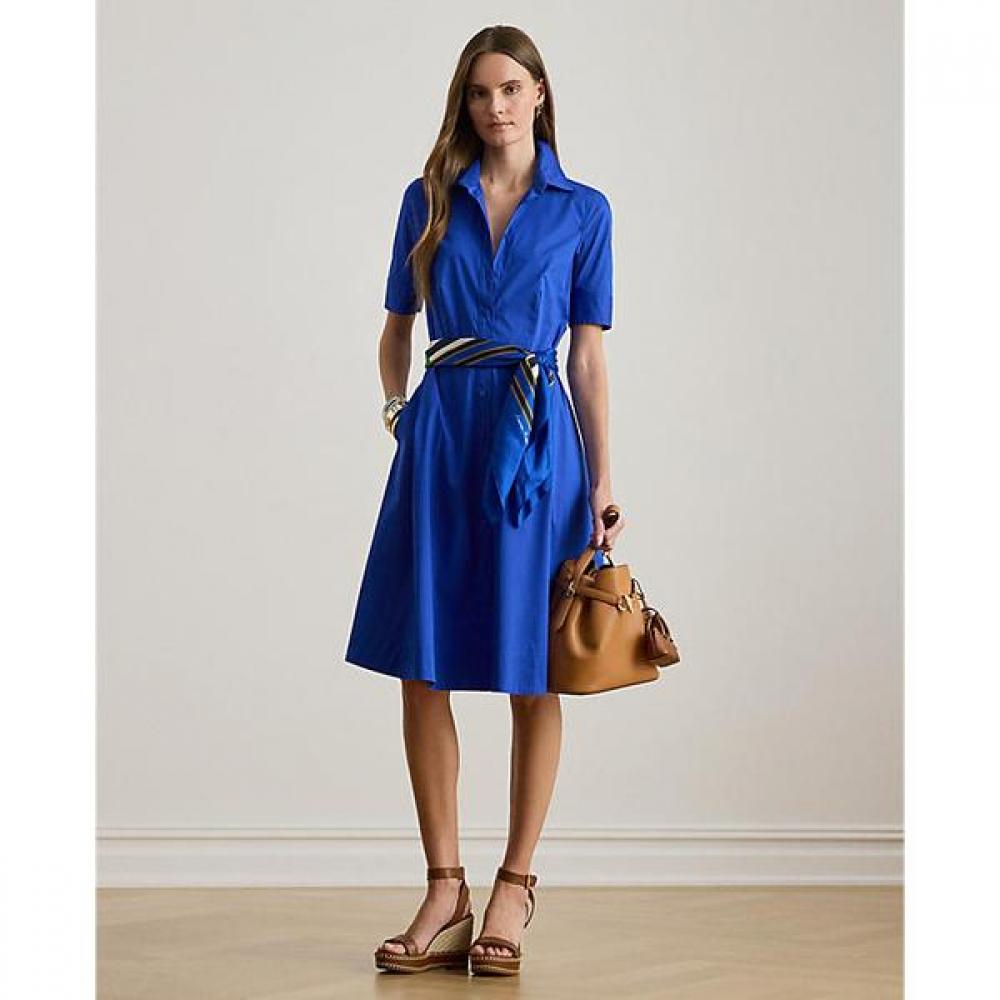 

Lauren Ralph Lauren Shirt Dress Cotton Blend Wmlrdrss5020068400 6