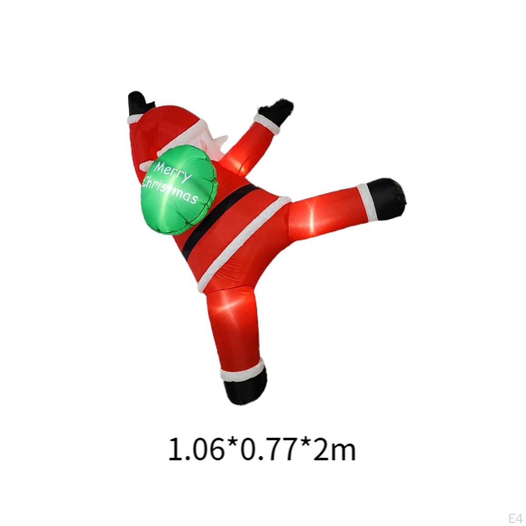 Christmas Decoration Outdoor Inflatable Climbing Santa Claus Indoor Inflatables with Built