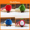 Cute Fruit Plush Keychain With Pp Cotton Filling For Kids Girls And Boys