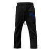 New fashion casual beach trousers men's coconut tree print cotton and linen loose trousers