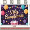 Party Backdrop Flat Feliz Cumpleaos Events Wedding Coming Ceremony Four Season Photo Background Decor Front Door Decor Planners