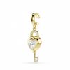 Swarovski Idyllia Charm Gold Tone Heart With Key Charm