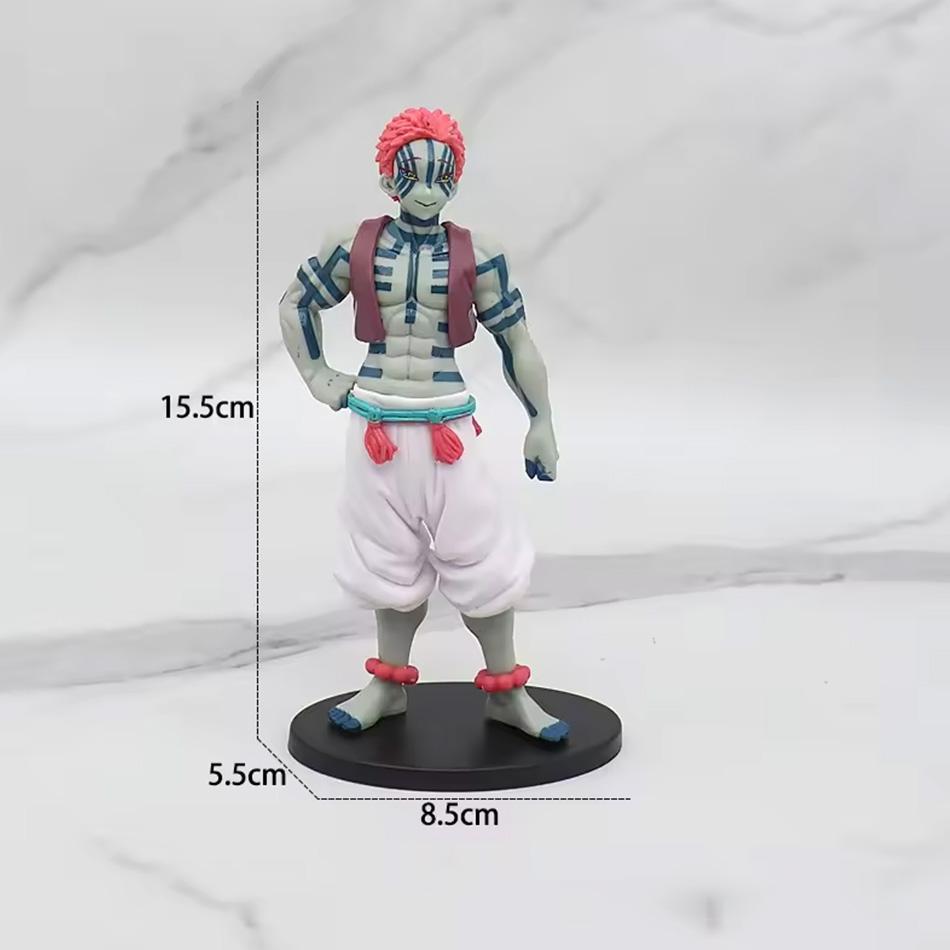 Demon Slayer Anime Action Figure - Kamado Tanjirou with Agatsuma Zenitsu And Nezuko PVC Model Toys Kimetsu No Yaiba Warriors