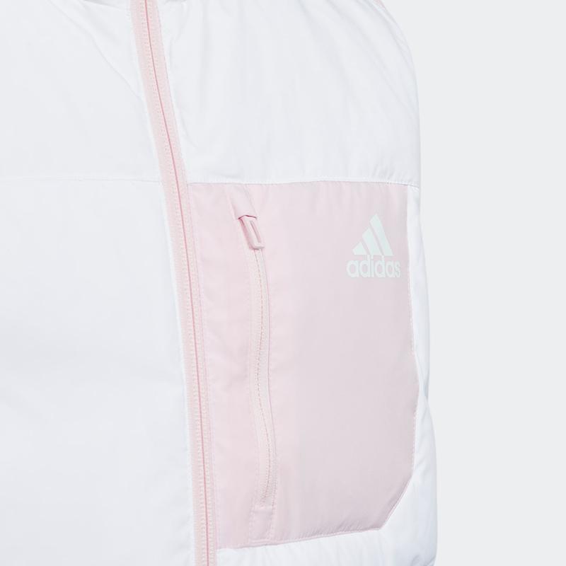 Adidas Down Vest Pink White Kids' HM7171