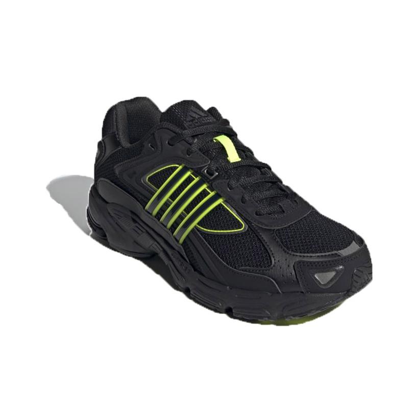 adidas Originals Response Cl Retro Pu Mesh Antiderapante Rezistente la Uzură Ușoare Pantofi de Alergare cu Top Scund Unisex Adidași Negru Verde FX6165