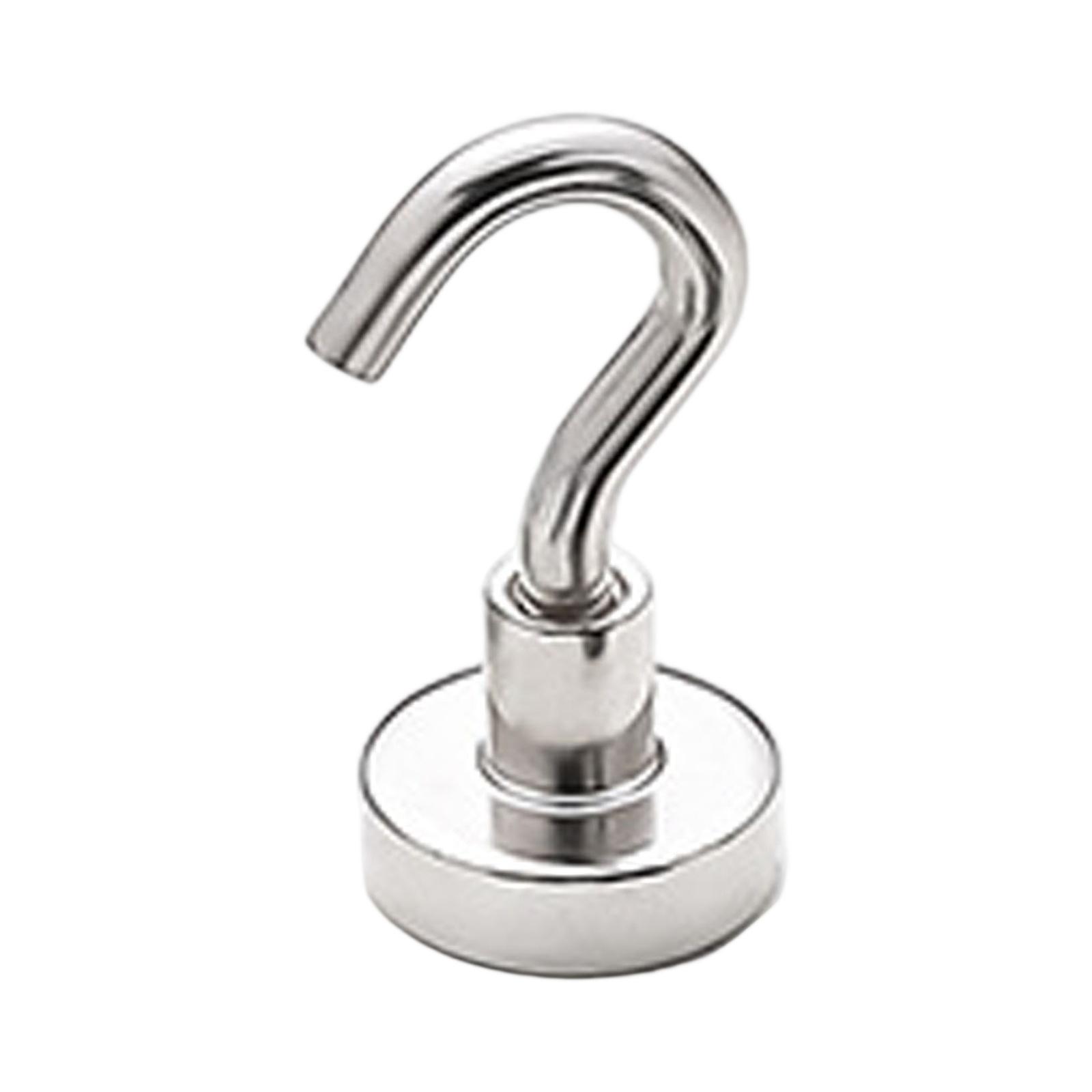 

Магнітний гачок для кухні та холодильника, Без сильної присоски, Настінний гачок без свердління для зберігання та організації One Size срібний