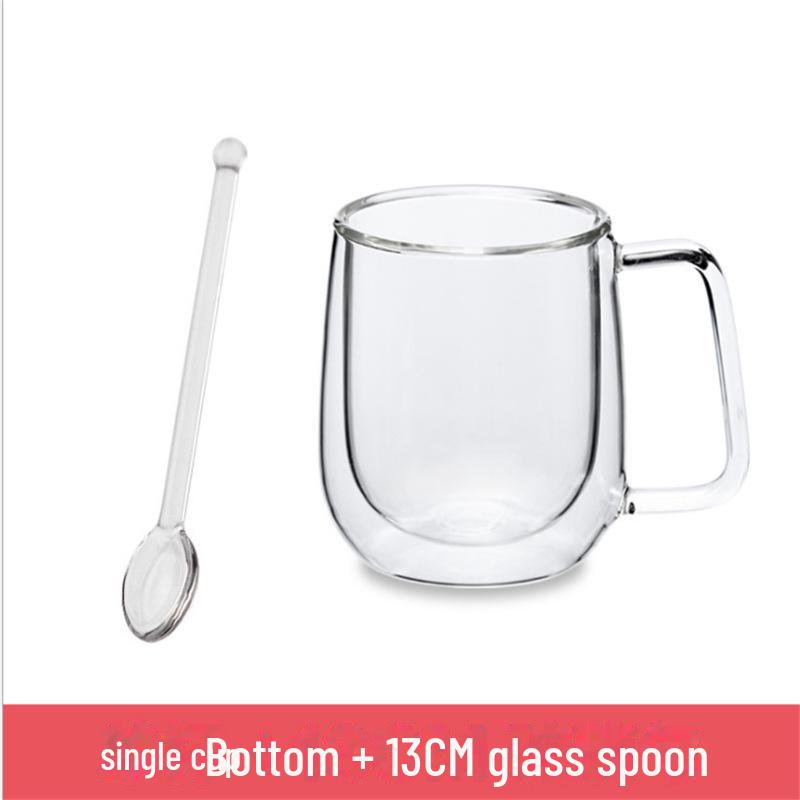 

Прозрачная двухслойная стеклянная чашка для кофе Mingshangde 100-450ml